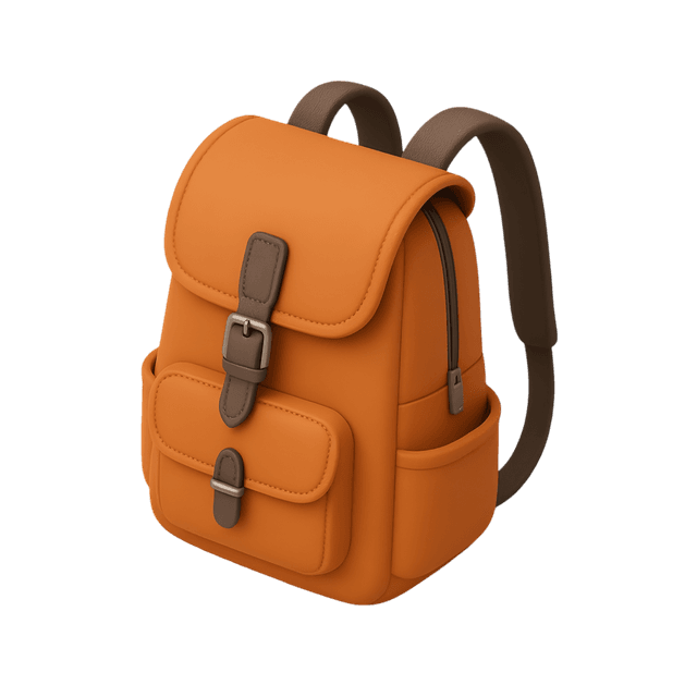 A 3D illustration of a backpack